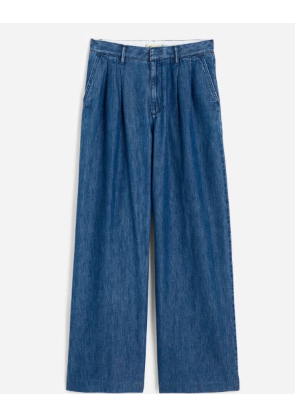 Madewell SUPER Wide Leg Harlow Jeans - Blue size 30 - Picture 4 of 9